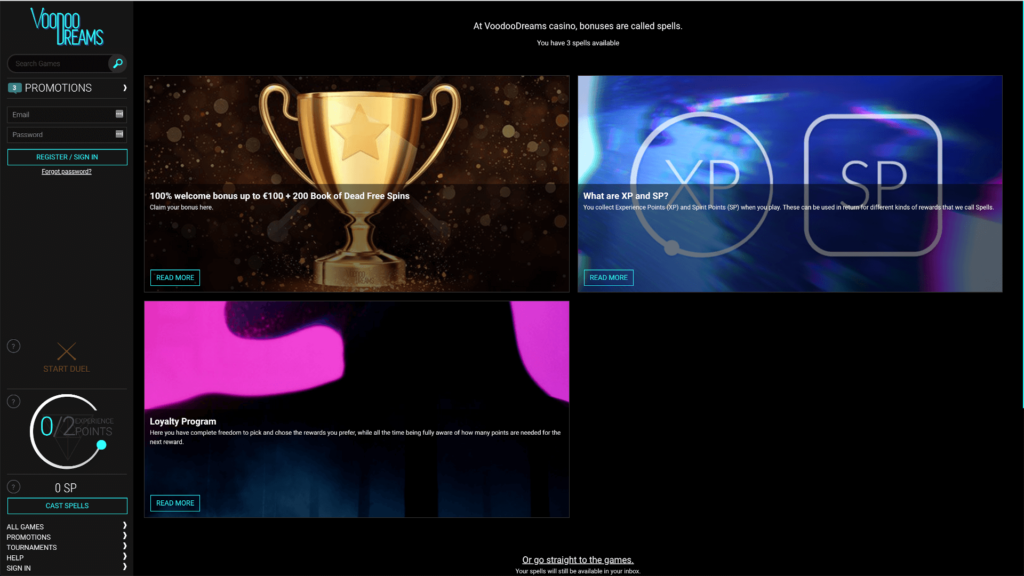 Voodoo dreams casino login page Voodoo dreams casino login page