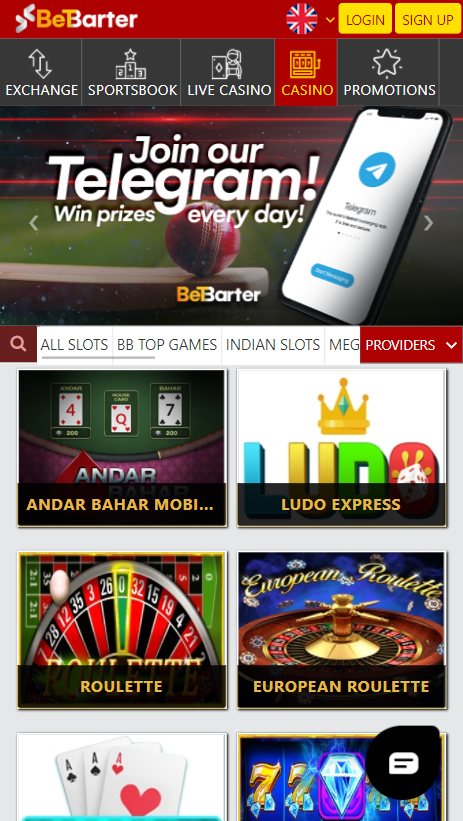 Betbarter Casino Games India