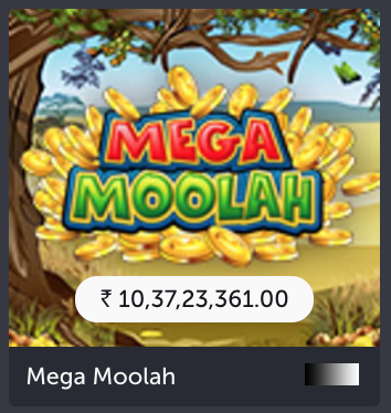 Mega Moolah Jackpot India