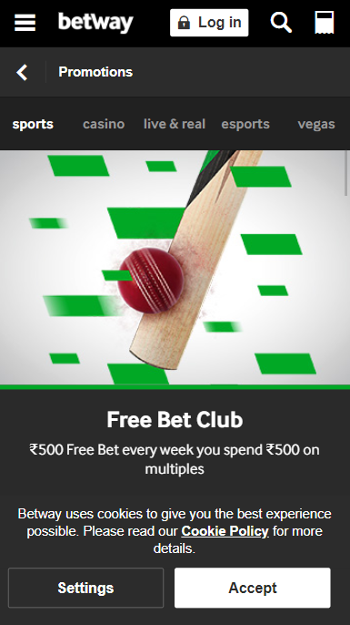 Betway India promotions and bonus