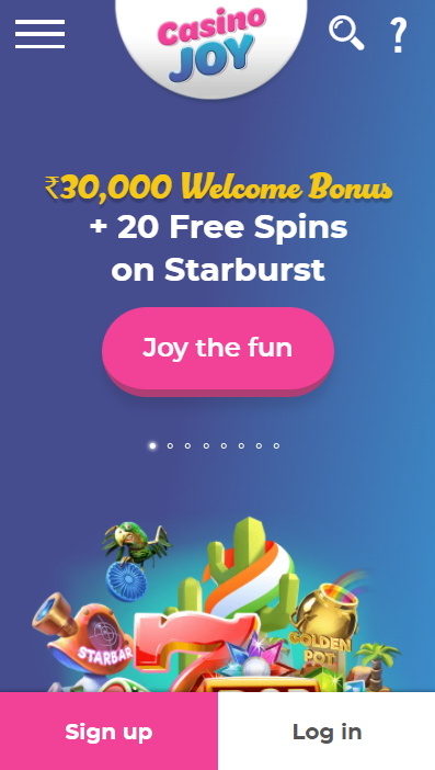 casino joy india homepage