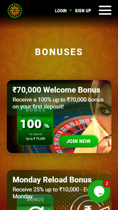 JeetPlay India casino bonuses