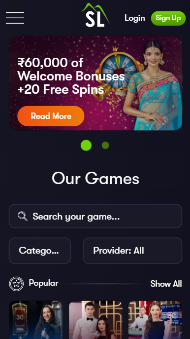Shangri La Livecasino Games India